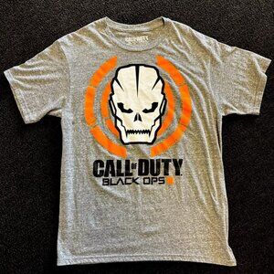 Call of Duty Black Ops 3 T Shirt Men Medium Gray 2015 Video Game Promo Grunge